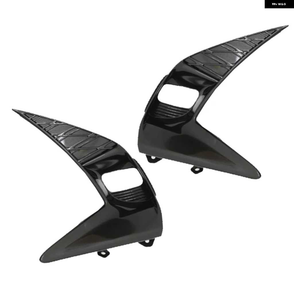 並行輸入品レクサス GS GS200 GS300H GS350 GS450H Fスポーツ 2016-2020 フォグランプ フレーム フロント バンパー ブラック フォグランプ カバー グリ | ブランド登録なし | 03