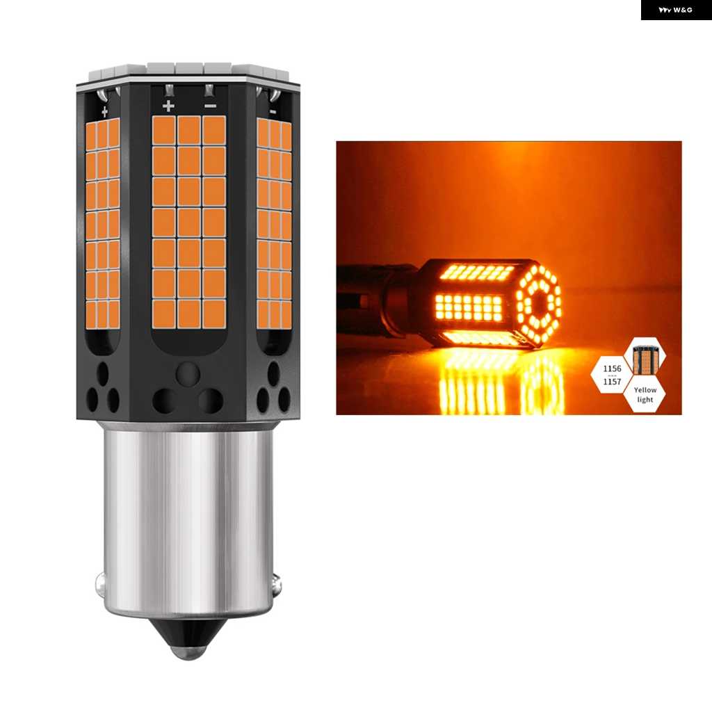 並行輸入品2個 P21W 1156 BA15S LED電球 BAU15S PY21W 1157 BAY15D P21/5W T20 7443 T25 3157 CANバス 車用ウィンカーランプ ホワイト | ブランド登録なし | 01