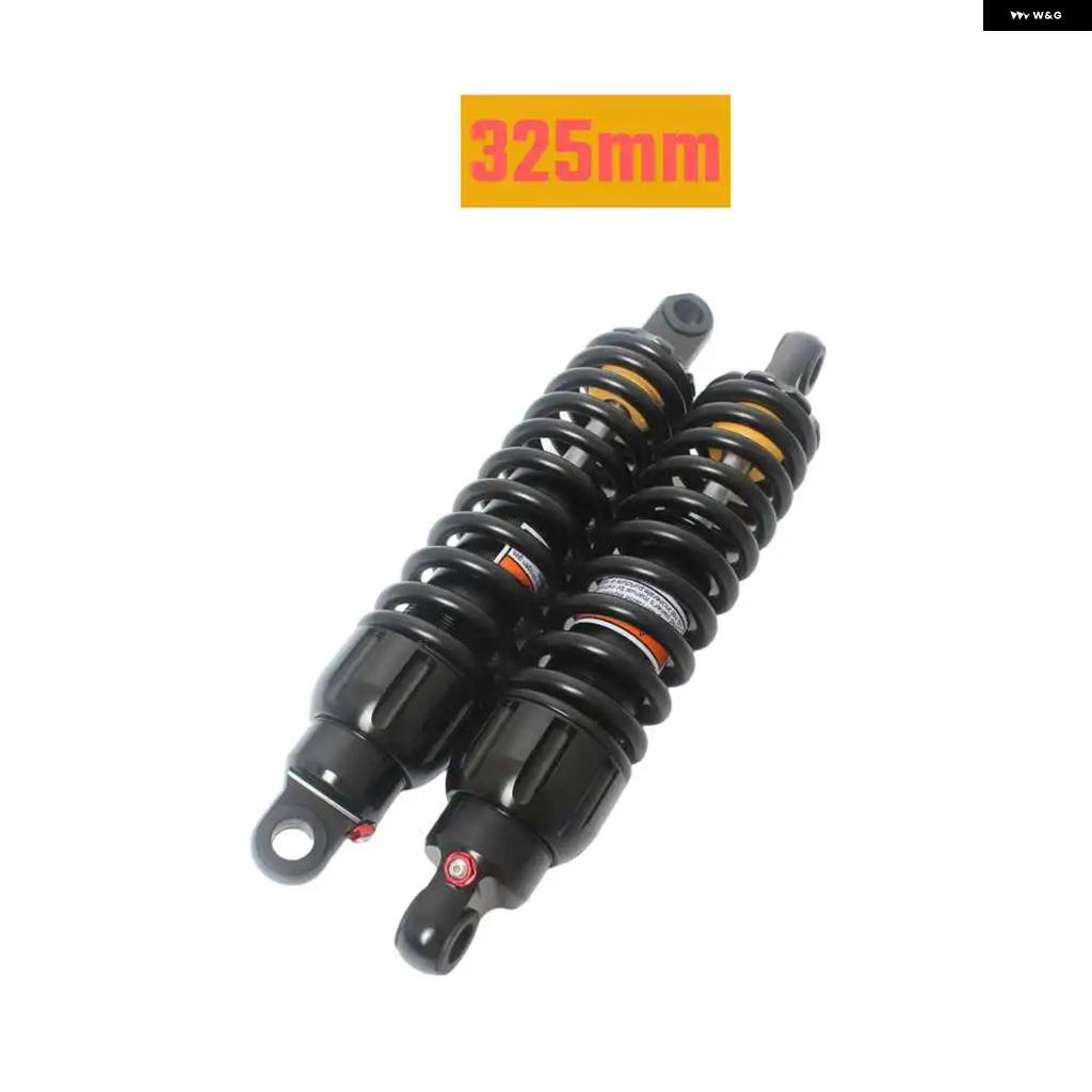 並行輸入品343MM オートバイ リアサスペンション ダンパー ショック アブソーバー 調整可能 ハーレー 883 1200 ホンダ ヤマハ スズキ カワサキの画像