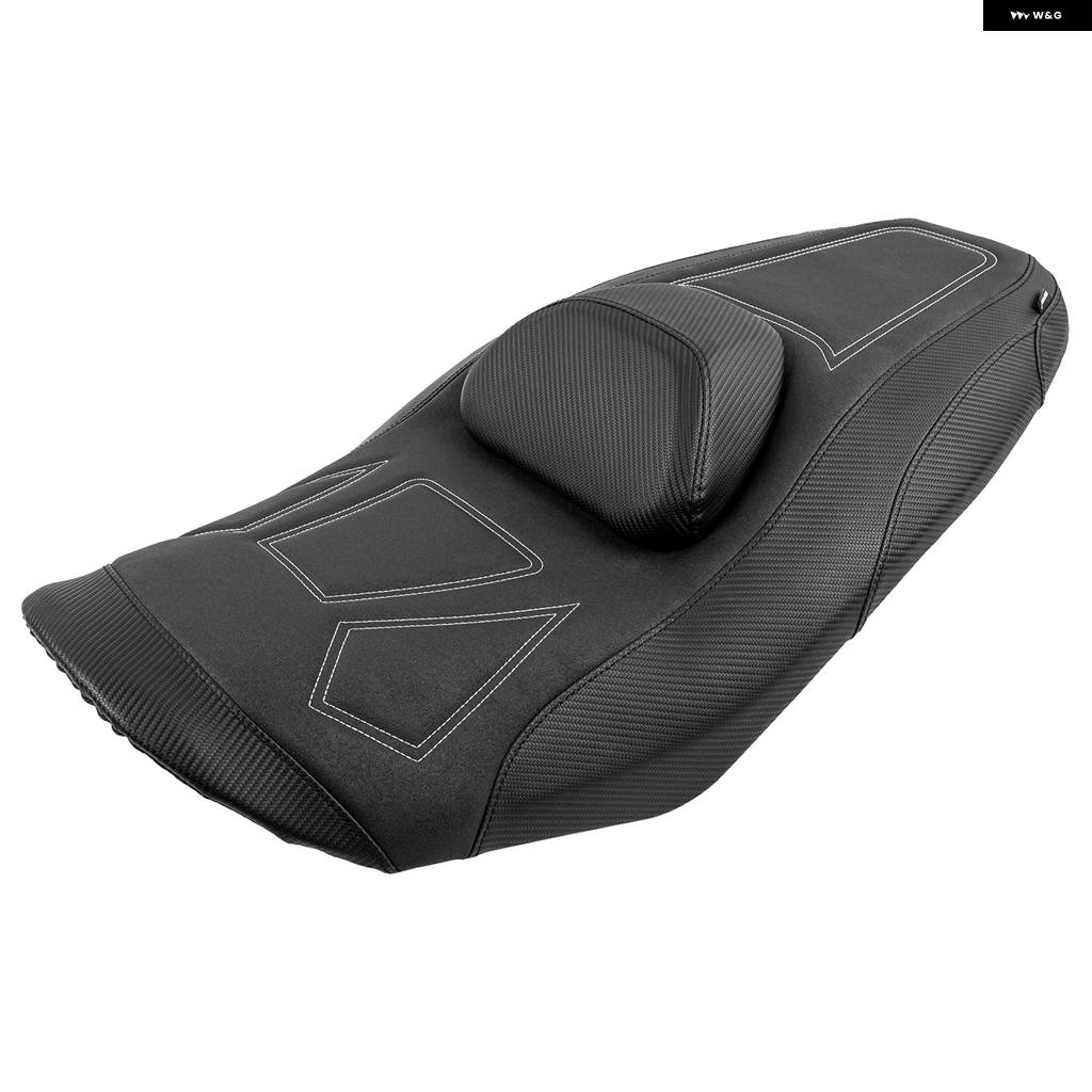 並行輸入品ヤマハ T-MAX 560 22-24 フロントシート クッション オートバイ ドライバーライダー パッド ブラック ヒーター付き ウォームカバーの画像
