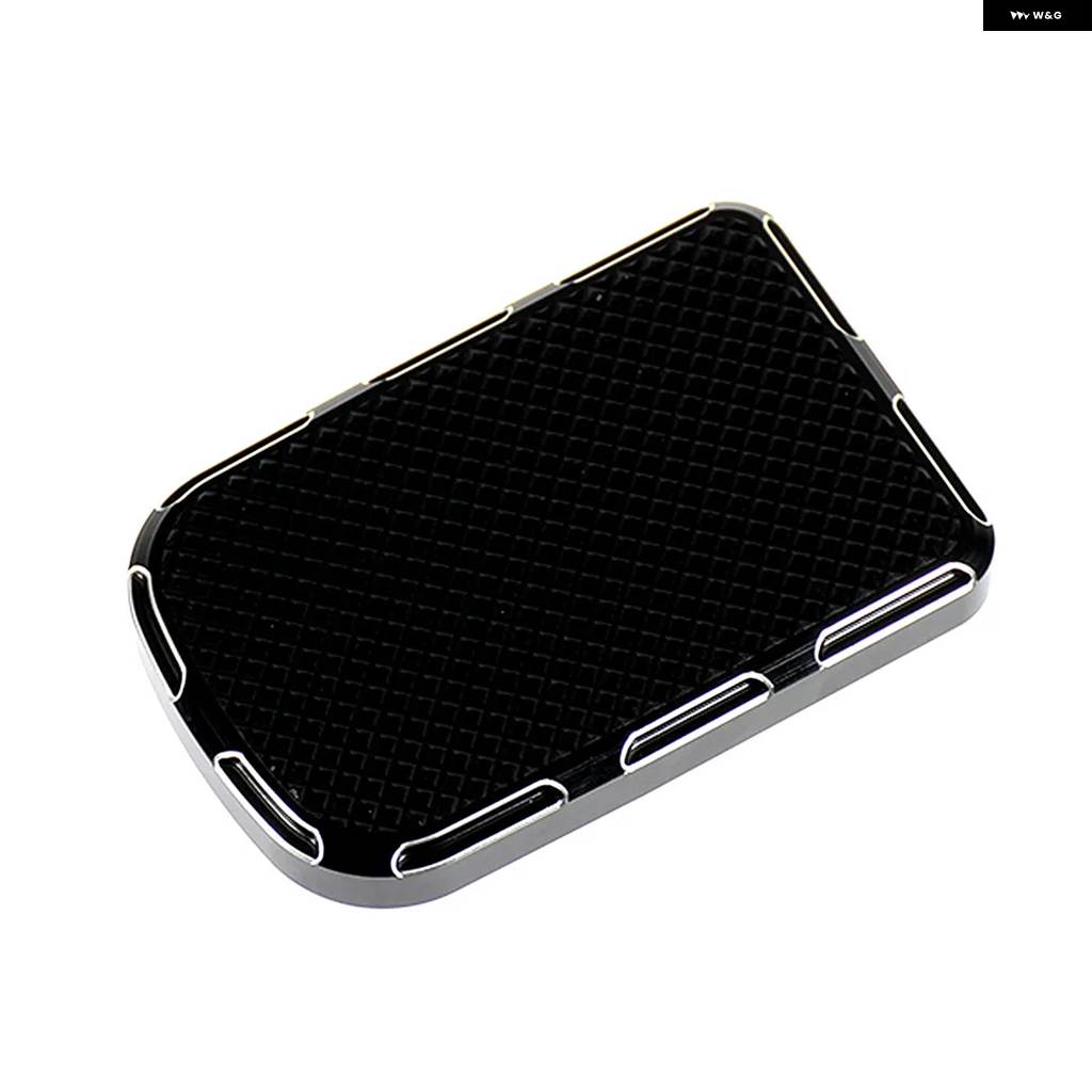 並行輸入品オートバイ ブラック/クローム ブレーキペダルカバー パッド CNC フットペグ ハーレー ソフテイル ツーリング エレクトラ グライド ロードキの画像