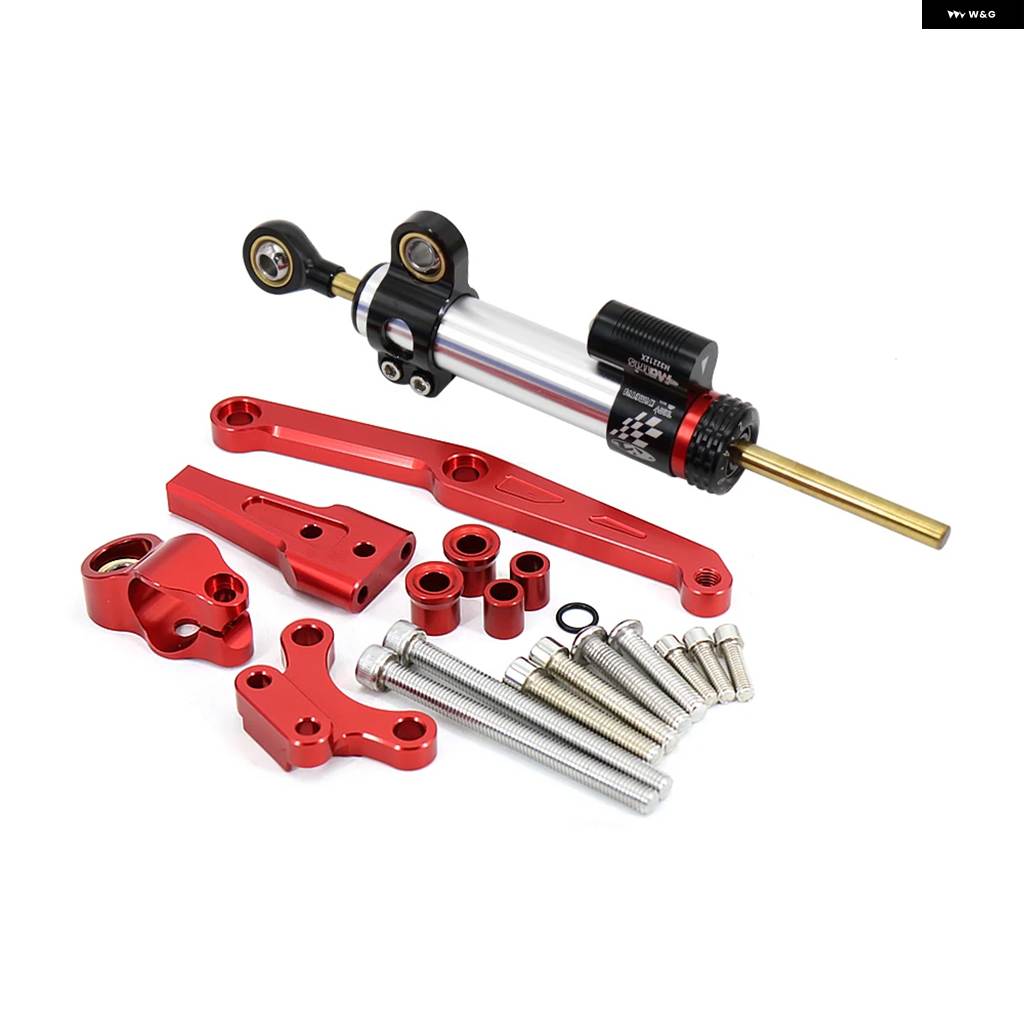 並行輸入品ホンダ CB650R 2018 - 21用 オートバイ ステアリングスタビライザー ダンパー 取り付け ブラケット キットの画像