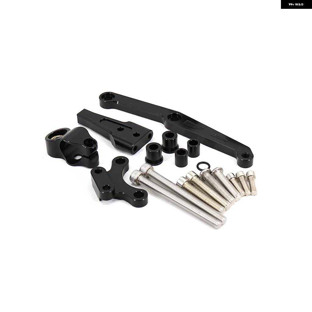 並行輸入品ホンダ CB650R 2018 - 21用 オートバイ ステアリングスタビライザー ダンパー 取り付け ブラケット キットの画像