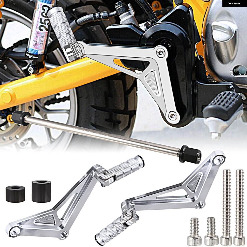 並行輸入品ホンダ 2018-2023年モデルモンキー125用 オートバイ リア乗員 フットレスト フットペグ ブラケット