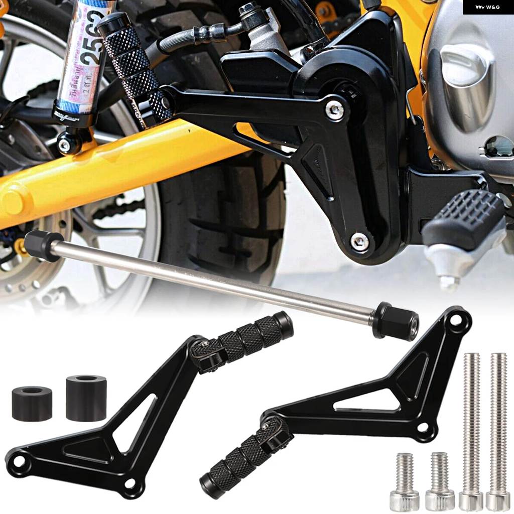 並行輸入品ホンダ 2018-2023年モデルモンキー125用 オートバイ リア乗員 フットレスト フットペグ ブラケット