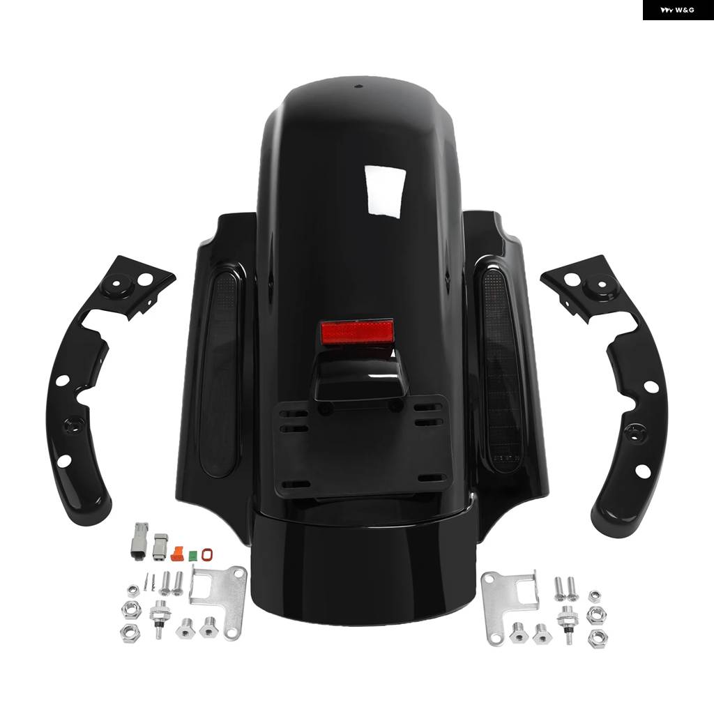 並行輸入品 オートバイ リアフェンダー LED システム ハーレー ツーリング ロードキング エレクトラストリートグライド CVO カスタム ウル