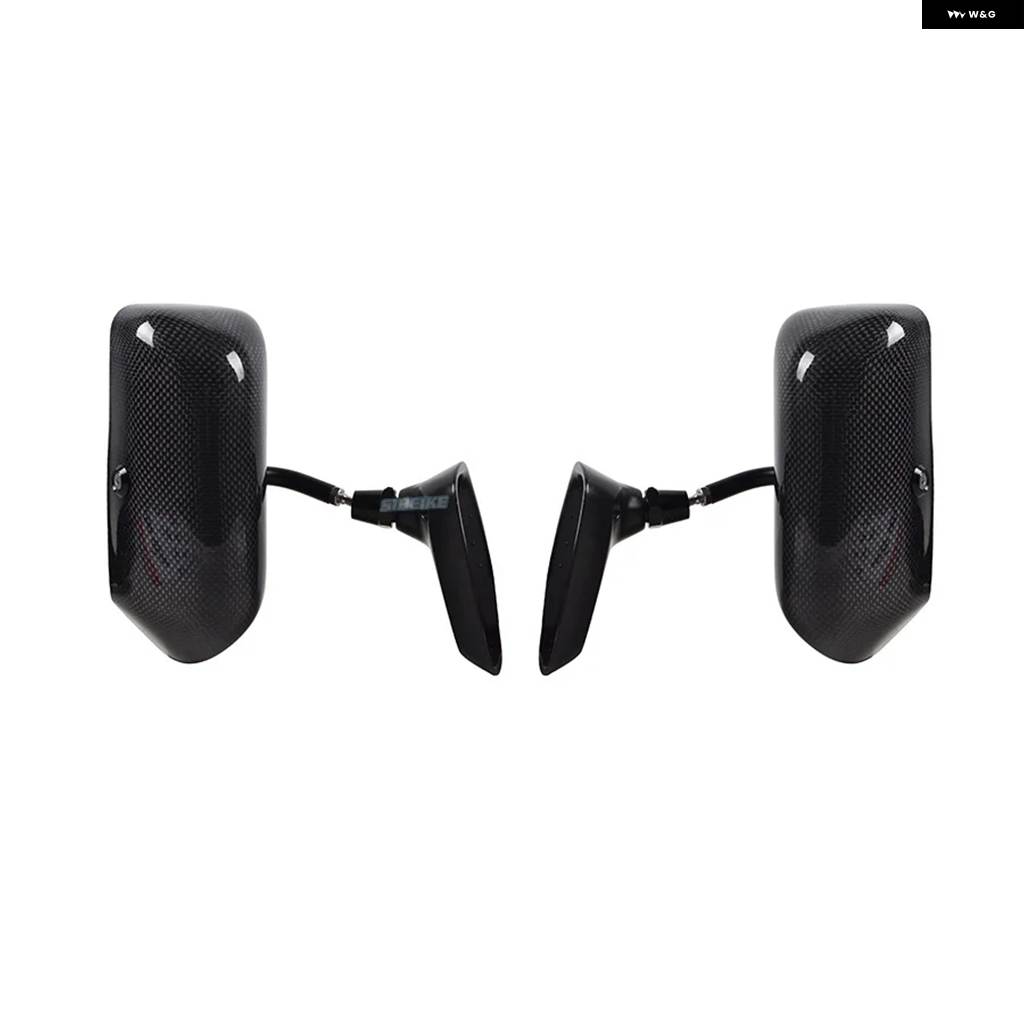 並行輸入品 クラフトスクエアF1 スタイル カーバックミラー カーボンカーサイドミラー カー1ペア_2