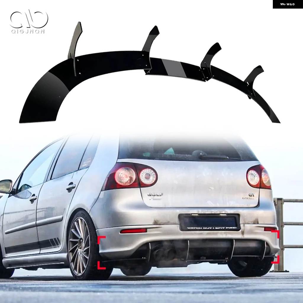 並行輸入品 VW GOLF 5/MK5 R32 GTI リアスポイラー リア ディフューザー リアリップ リアブレードスポイラー リア バンパー カスタム パー_1
