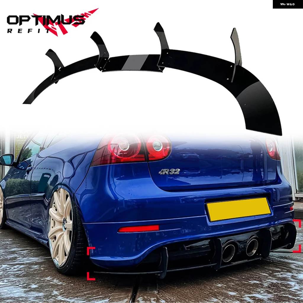 並行輸入品 VW GOLF 5/MK5 R32 GTI リアスポイラー リア ディフューザー リアリップ リアブレードスポイラー リア バンパー カスタム パー_2