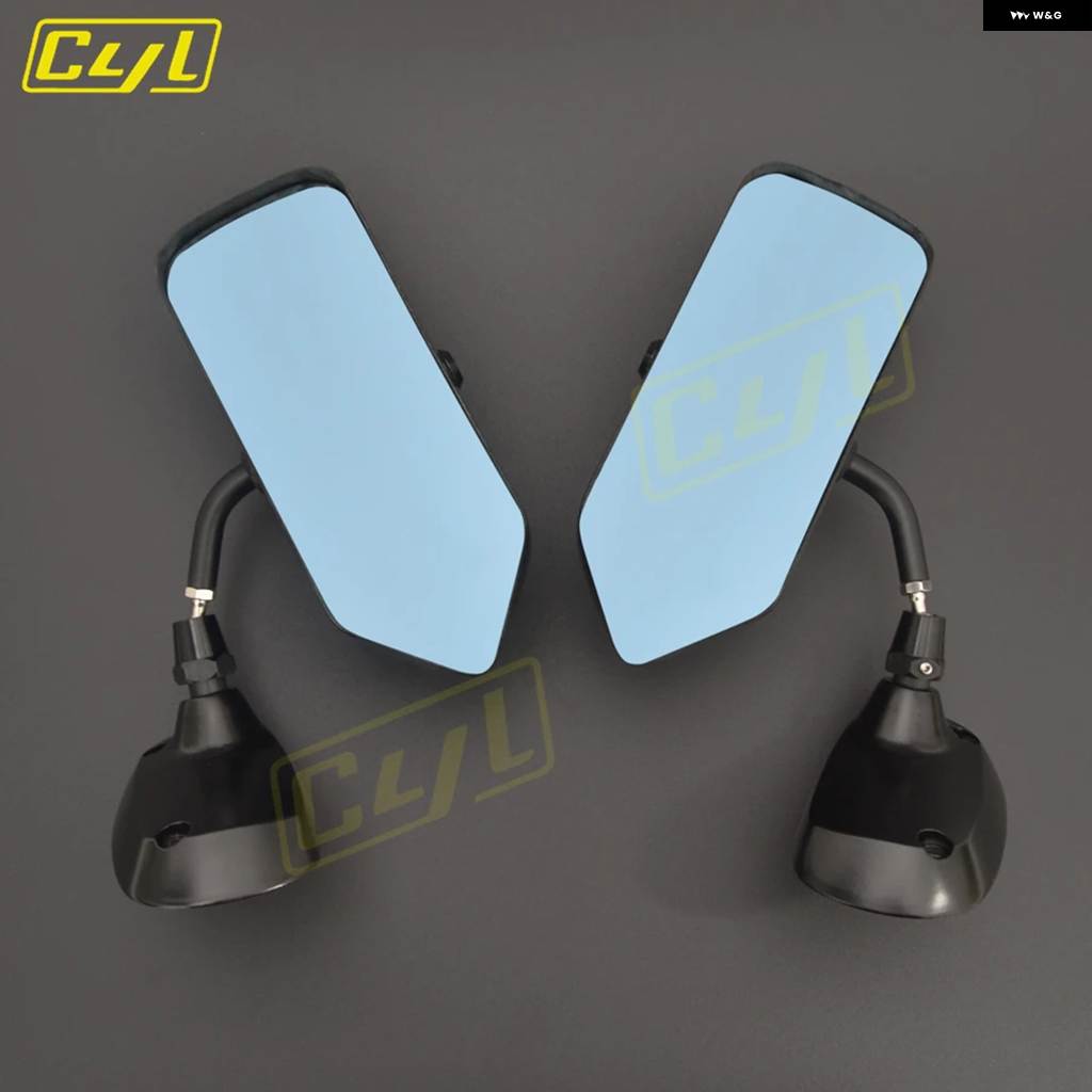並行輸入品 2PCS クラフト スクエア カーボン F1 カーボンドアサイドミラー メタル ブラケット カスタム パーツ アクセサリー