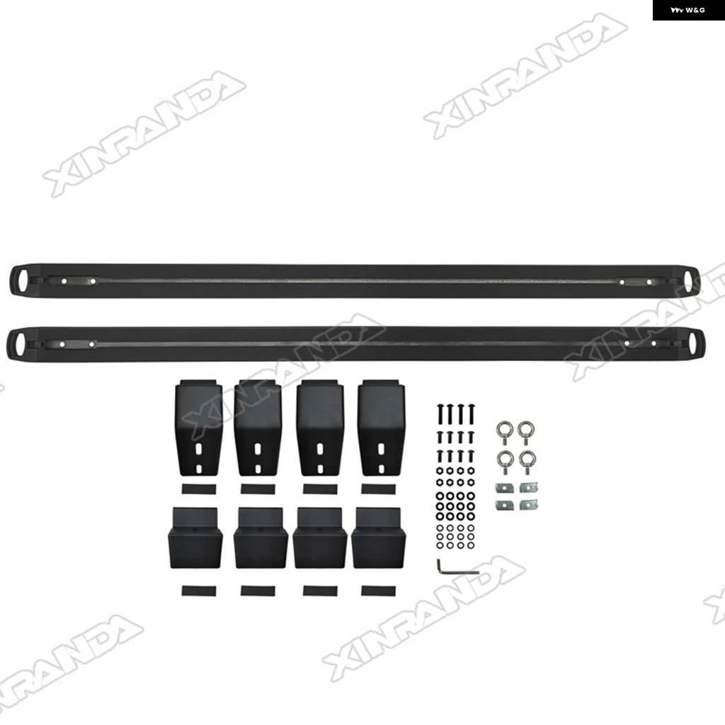 並行輸入品 2PCS クロスバー ジムニー 3ドア JB64 JB74 2018 - 24 キャリア カーゴ キャリア クロスバー カスタム パーツの画像