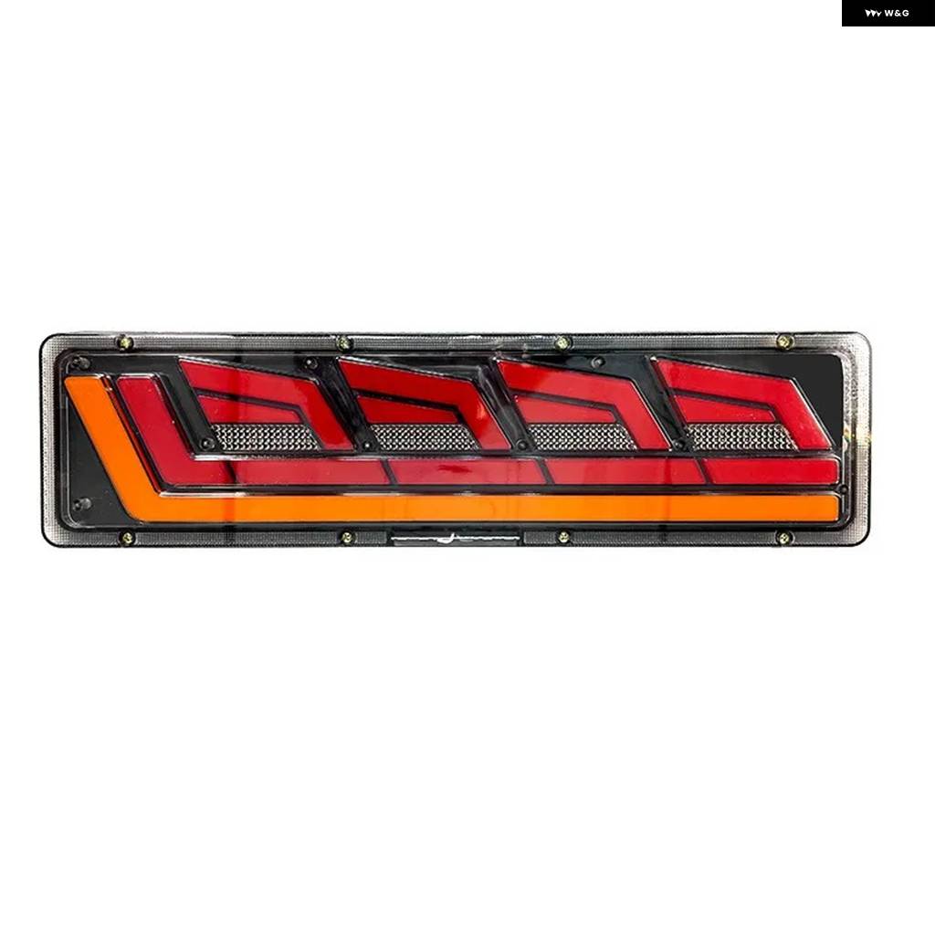 並行輸入品 2個のライトガイドテールライトトラックブレーキライトLED電子フォグランプ24 / 12Vトラックフローウィンカーカーテの画像
