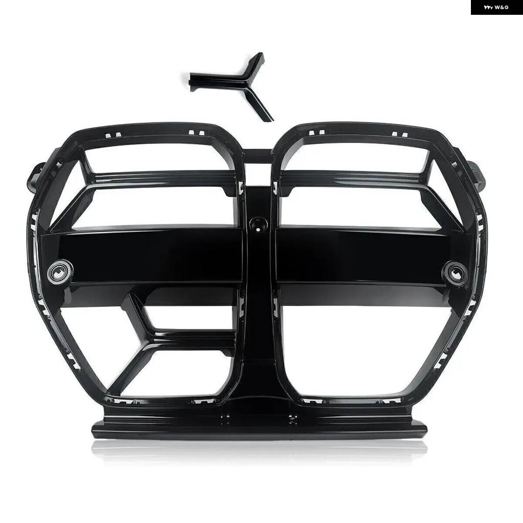並行輸入品 フロントバンパーグリル フロントフード キドニーグリル BMW G80 M3 G82 G83 M4 2021 - 23 カーボンルック カスタムの画像