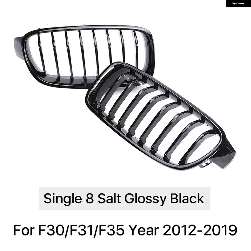 並行輸入品 フロントレインレーシンググリル カーボン Mカラーグリル キドニー BMW 3シリーズ F30 F31 F35 2012-2019 320I 328Iの画像