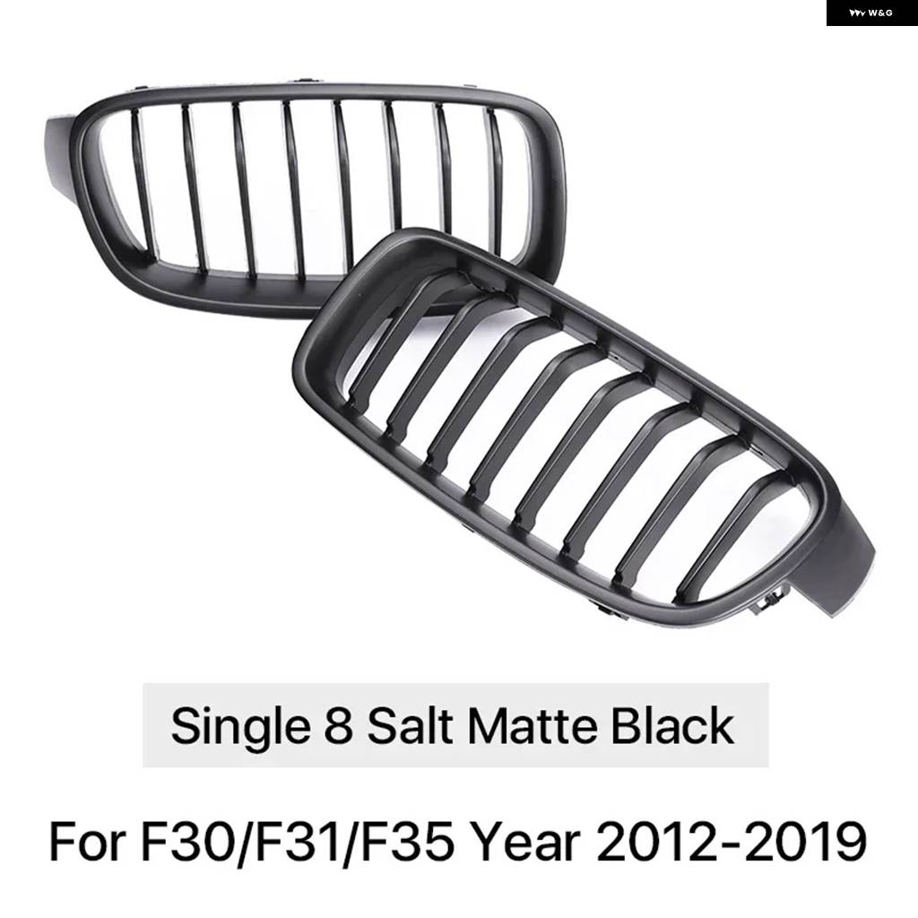 並行輸入品 フロントレインレーシンググリル カーボン Mカラーグリル キドニー BMW 3シリーズ F30 F31 F35 2012-2019 320I 328Iの画像