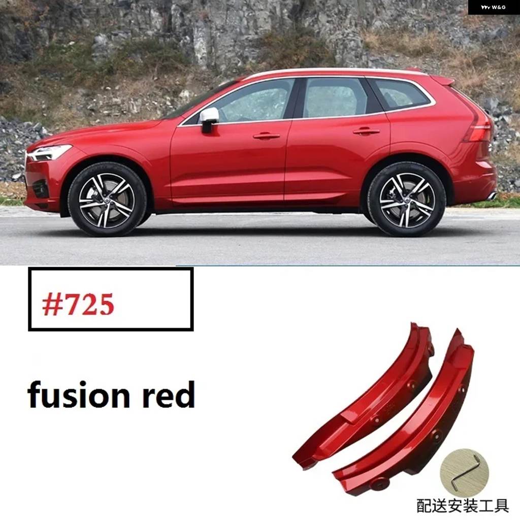 並行輸入品 2024 ボルボ XC60 マッドフラップ ブルー 2018 2019 2020-2025 スペシャル リアドア リアホイールフェンダー カスタ_8