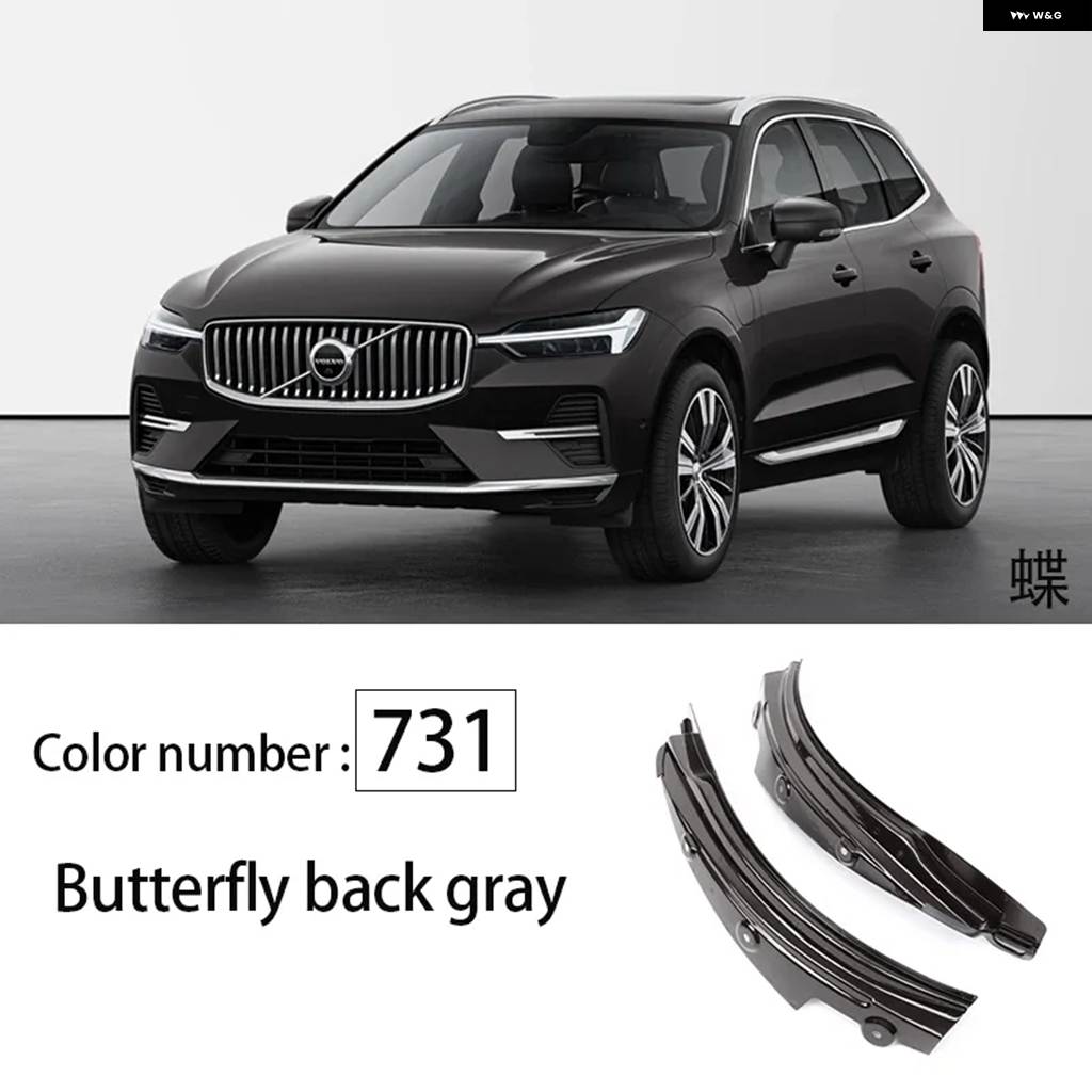 並行輸入品 2024 ボルボ XC60 マッドフラップ ブルー 2018 2019 2020-2025 スペシャル リアドア リアホイールフェンダー カスタ_2