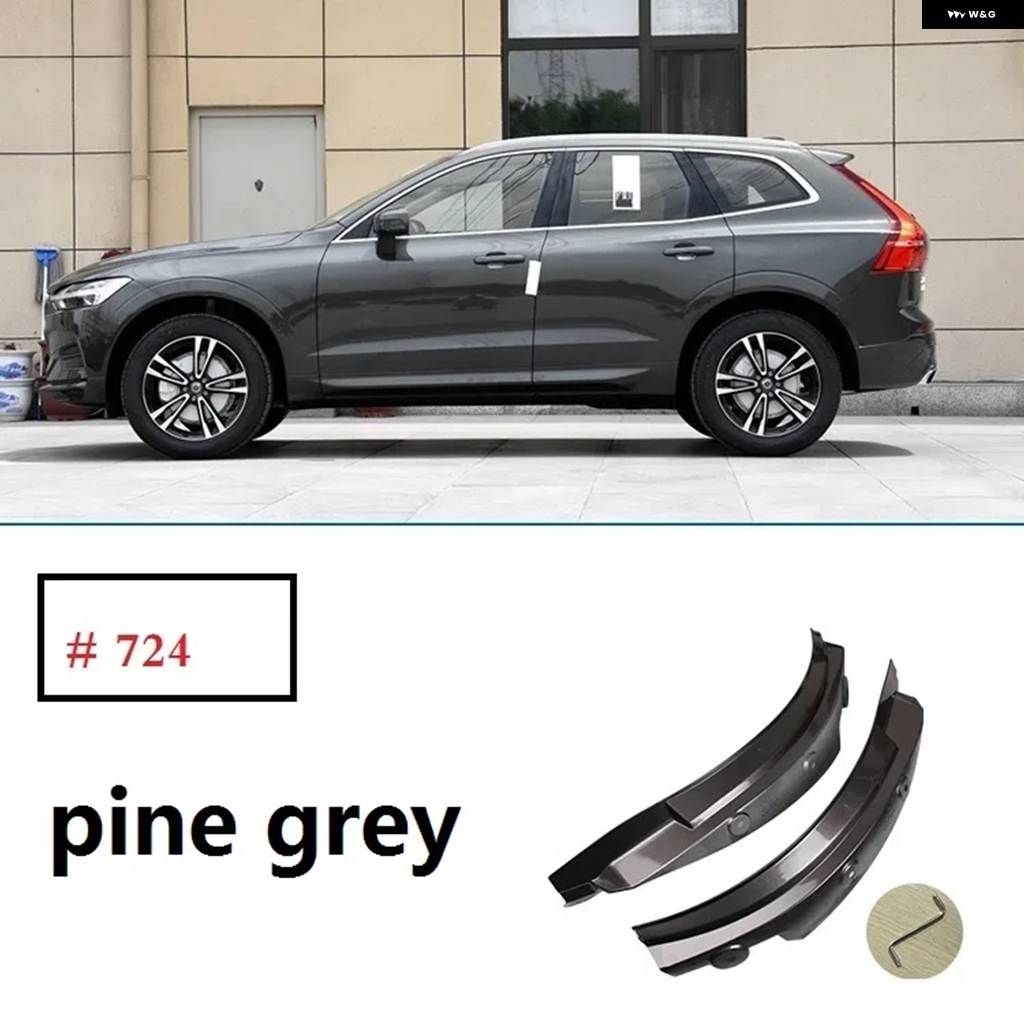 並行輸入品 2024 ボルボ XC60 マッドフラップ ブルー 2018 2019 2020-2025 スペシャル リアドア リアホイールフェンダー カスタ_3