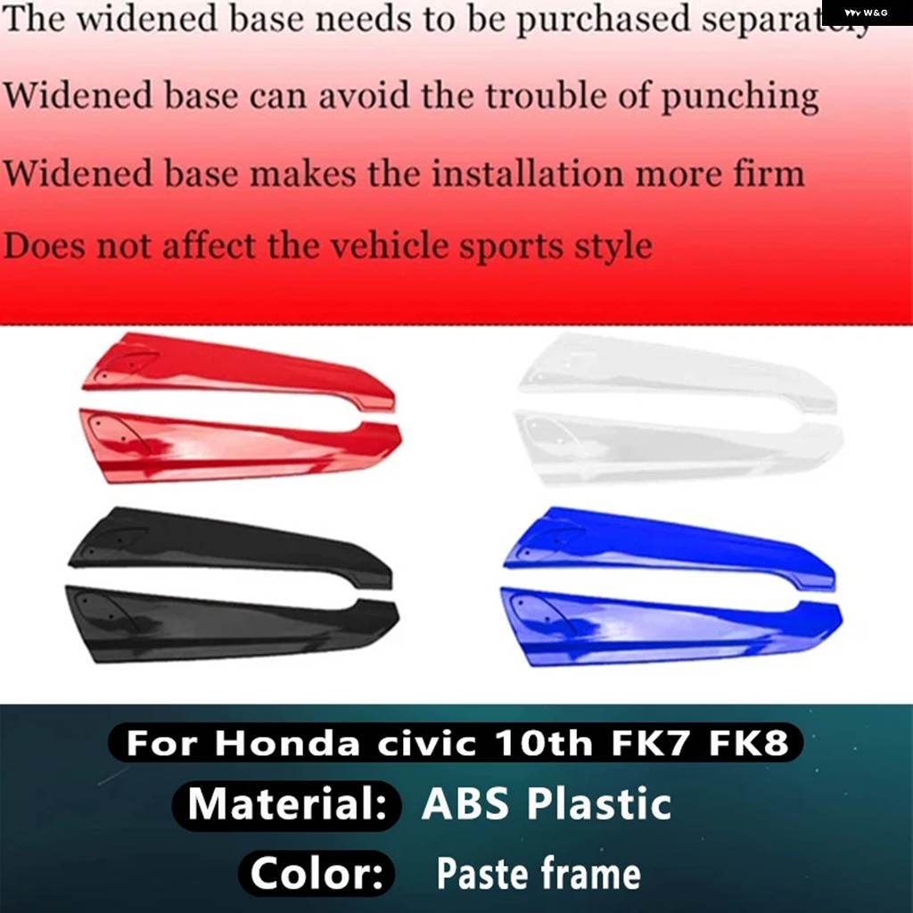 並行輸入品 FK7 FK8 ハッチバック シビック カスタム MUGEN1 1 10代目シビック リアトランクリッド スポイラー ボディカー カスの画像