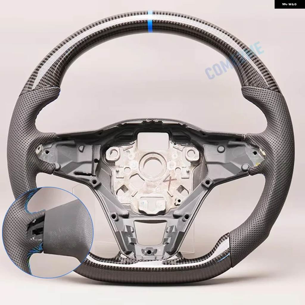 並行輸入品 フォルクスワーゲン VW ゴルフ 8 GTI R ライン MK8 カーボン ステアリングホイールヒーター機能なし カスタム パーツ_6