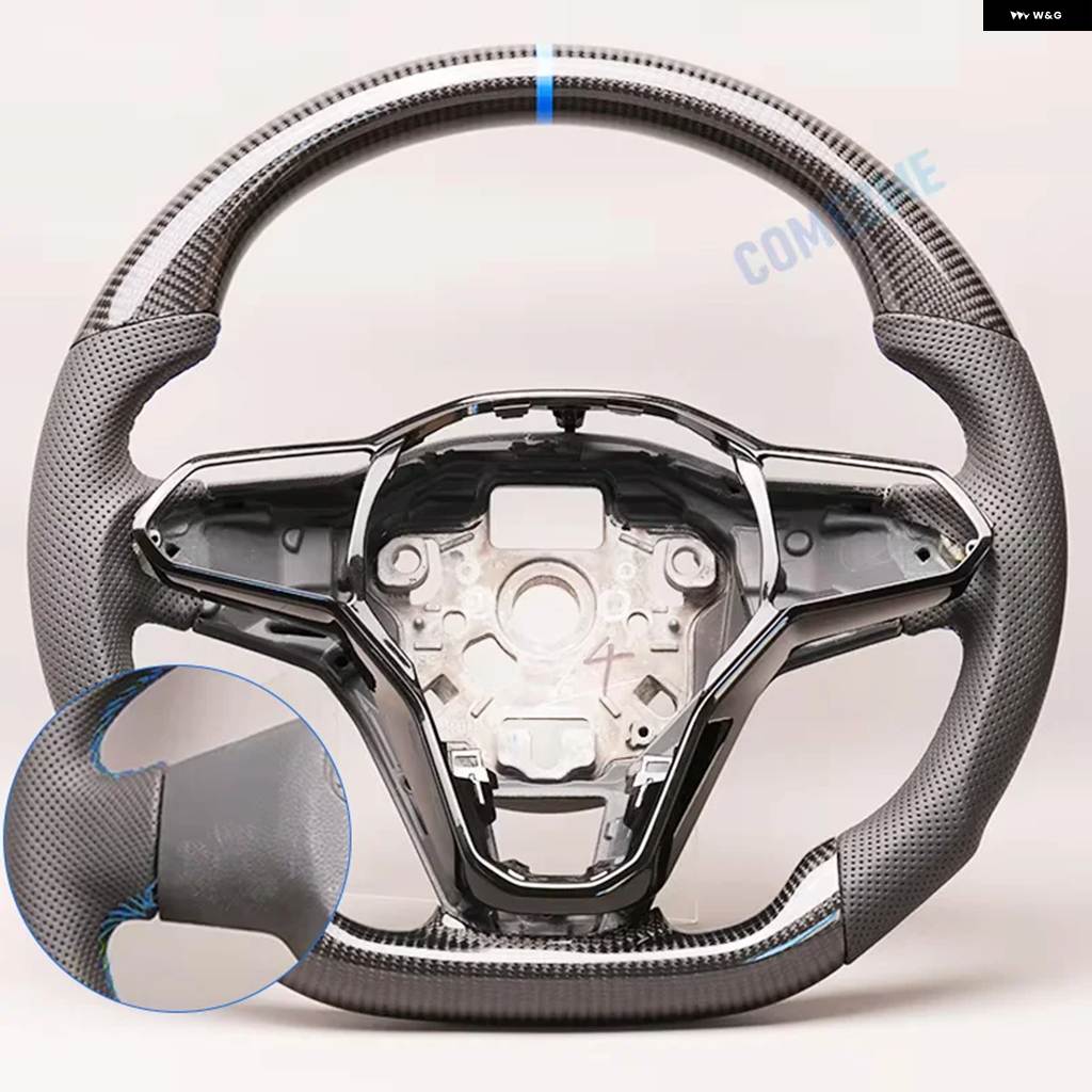 並行輸入品 フォルクスワーゲン VW ゴルフ 8 GTI R ライン MK8 カーボン ステアリングホイールヒーター機能なし カスタム パーツ_7