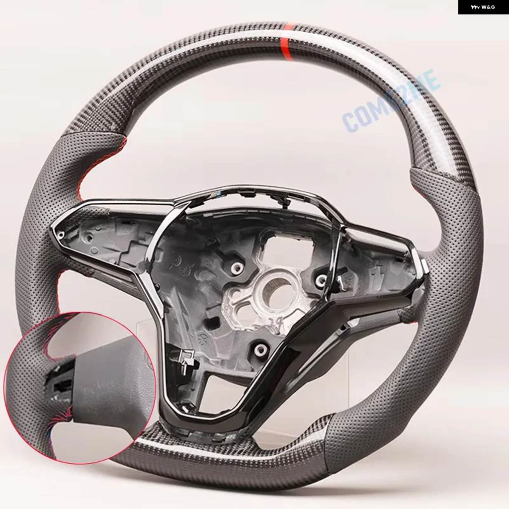 並行輸入品 フォルクスワーゲン VW ゴルフ 8 GTI R ライン MK8 カーボン ステアリングホイールヒーター機能なし カスタム パーツ_3