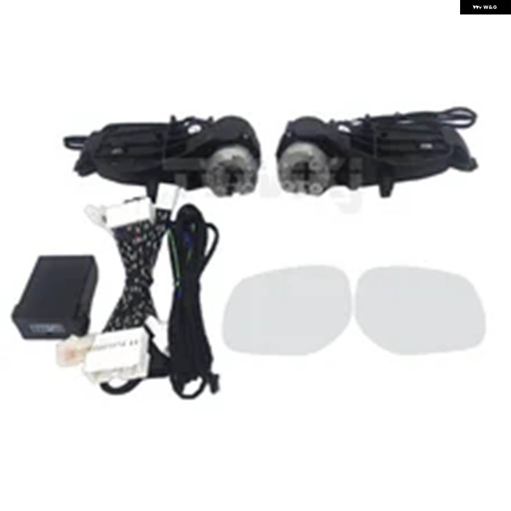 並行輸入品 サイドミラー 折りたたみ モーターキット モジュール インフィニティ Q50 2014-2022 広角ビュー 防眩 カーミラー_4