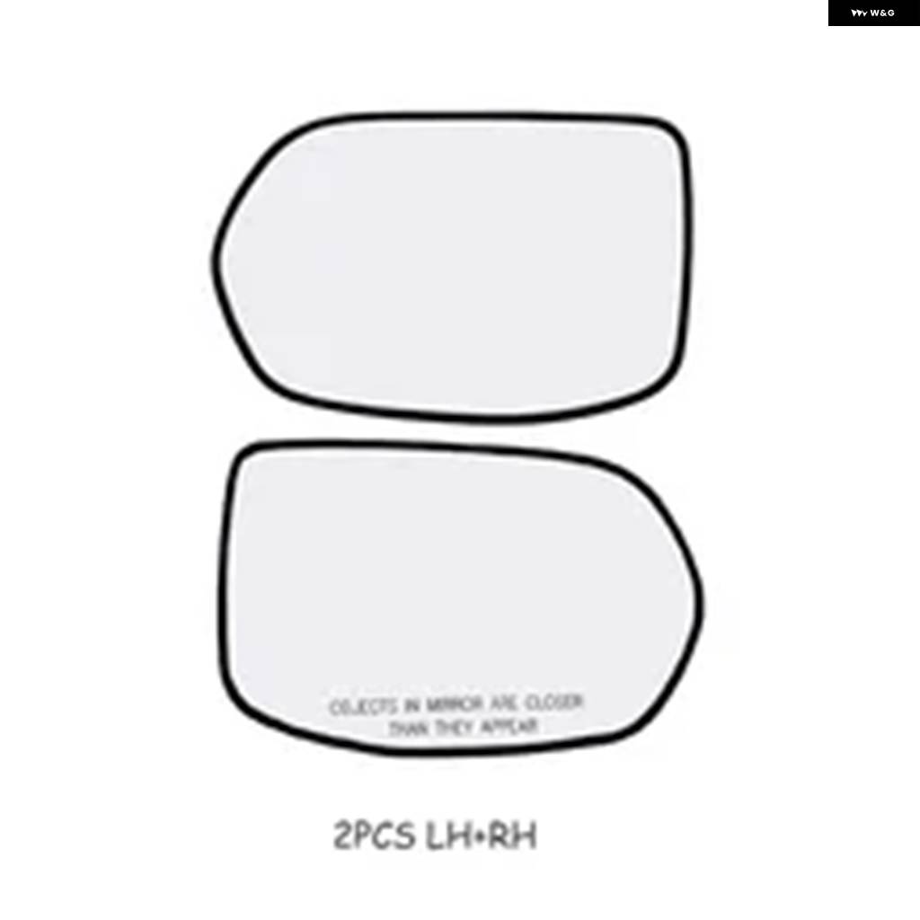 並行輸入品 左右ヒーターサイドミラー ガラスレンズ ホンダ CR-V USA 2007 - 11 CR-V 車用サイドドアミラーの画像