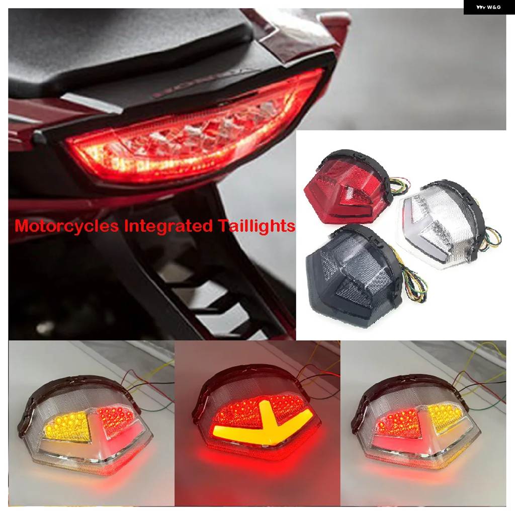 並行輸入品 ホンダ CBR1000RR SP R ファイヤーブレード 2017-2025 オートバイ LED テールライト リアブレーキウィンカー一体型 テールライトの画像