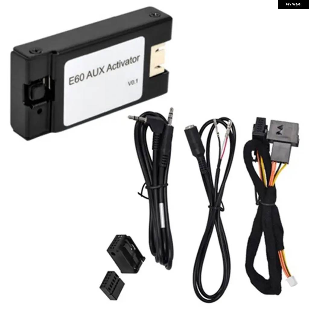 並行輸入品 BMW 5シリーズ E60 E61 E63 E64 カー ラジオ 補助 アダプター アクティベーター AUX入力 2002-2009 CCC システム_1