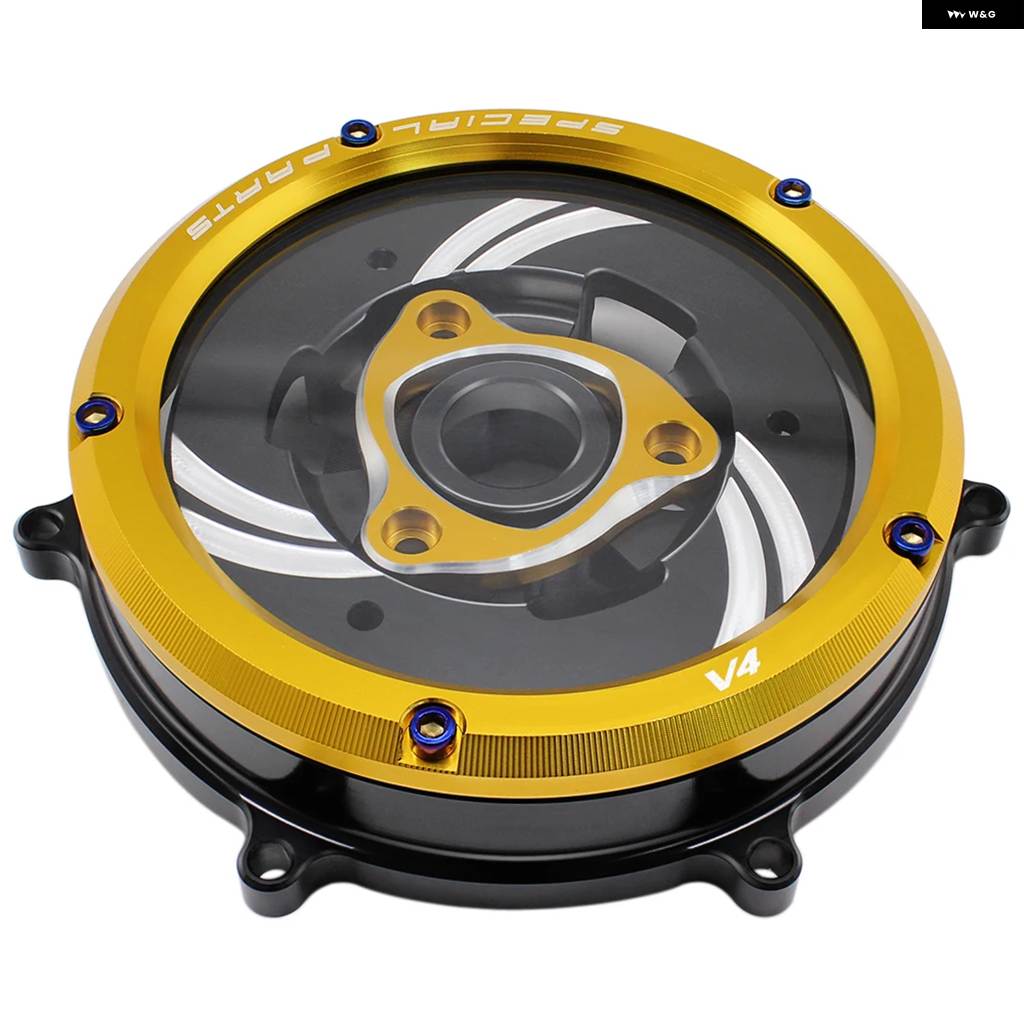 ブランド登録なし - 並行輸入品 NORDSON クラッチペダル取りまかなう プロテクター かばい立て ドゥカティ PANIGALE V4S V4 2018 2019 赤いことゴールド 自動二輪車