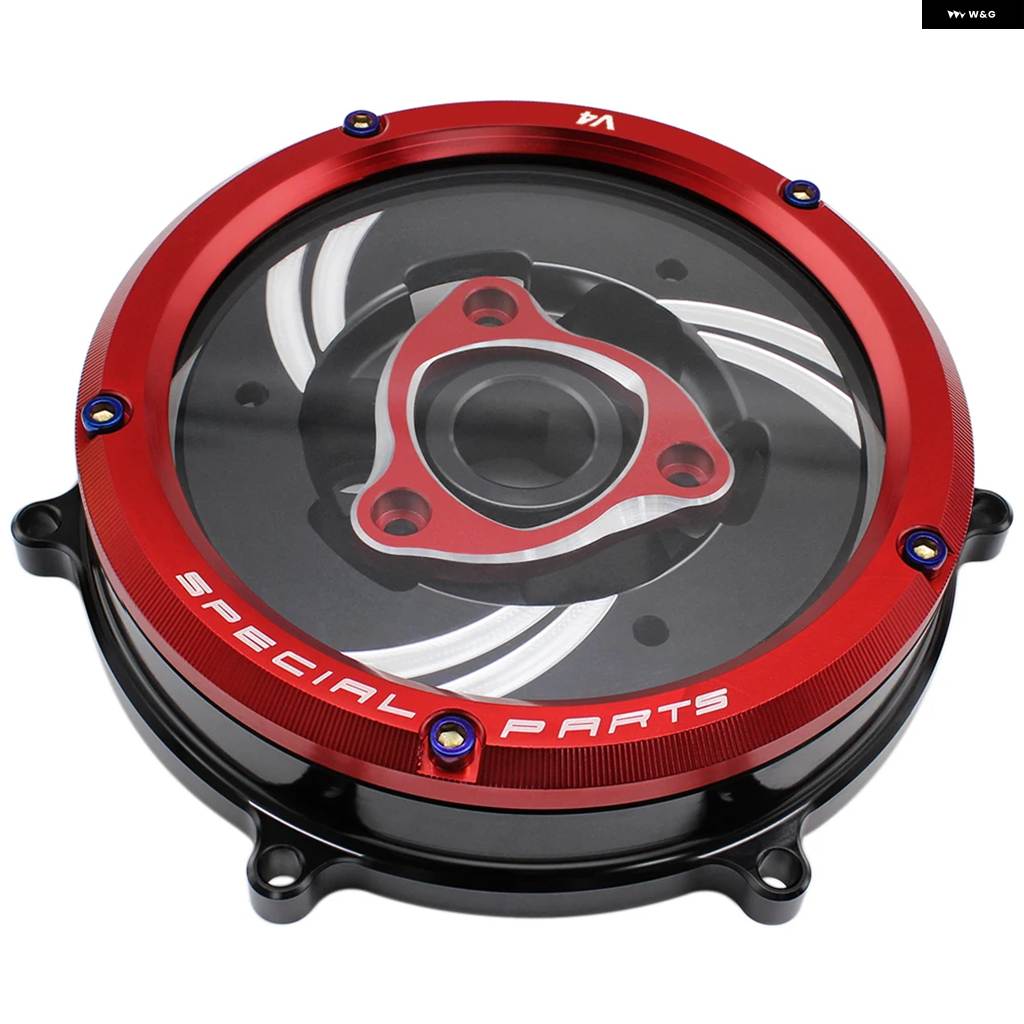 ブランド登録なし - 並行輸入品 NORDSON クラッチペダル取りまかなう プロテクター かばい立て ドゥカティ PANIGALE V4S V4 2018 2019 赤いことゴールド 自動二輪車