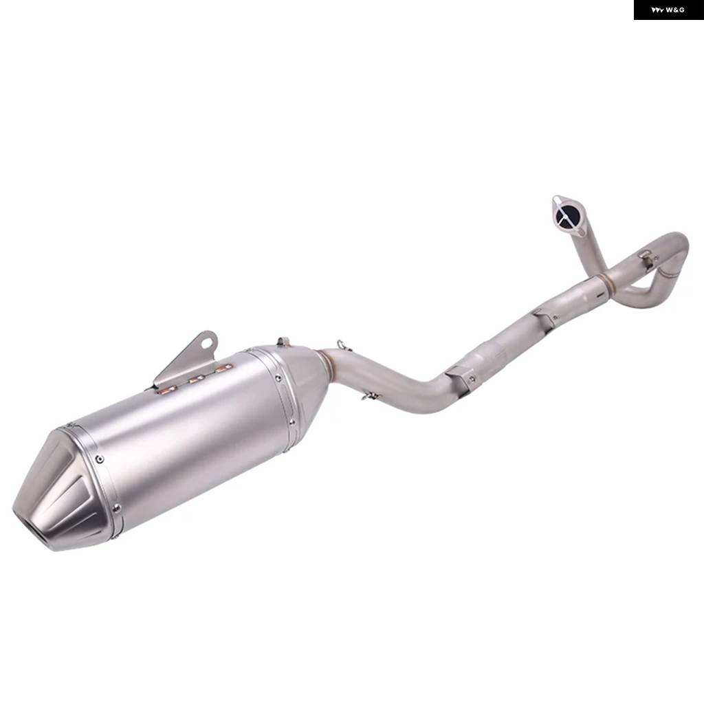 並行輸入品 DR-Z400 DRZ400 DRZ-400 DR Z400 SM S E 2000 - 2024 オートバイ 排気 システム フロントミドルリンク パイプ マフラ_2