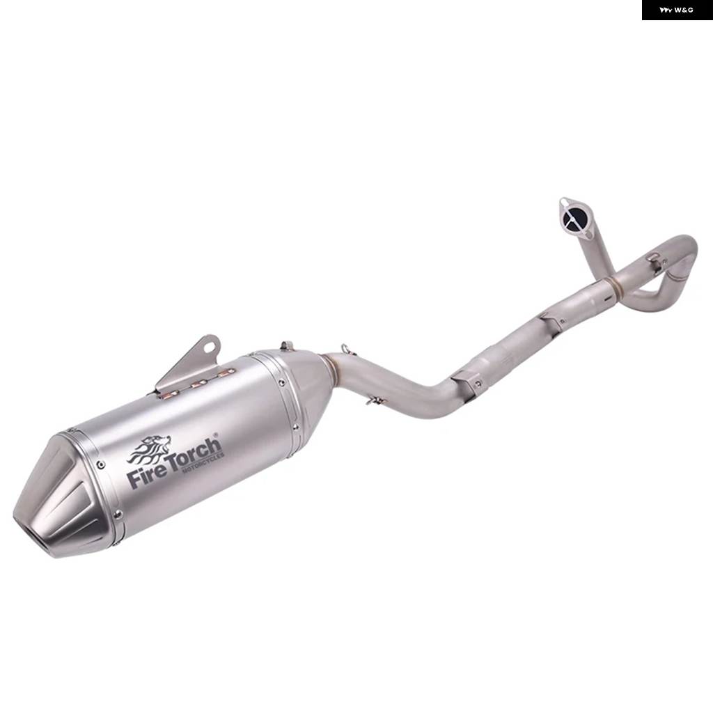 並行輸入品 DR-Z400 DRZ400 DRZ-400 DR Z400 SM S E 2000 - 2024 オートバイ 排気 システム フロントミドルリンク パイプ マフラ_3