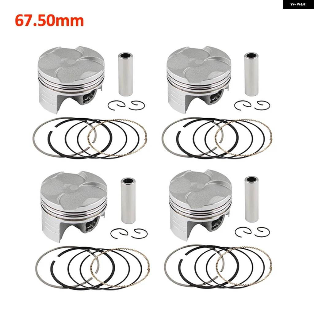 並行輸入品 1/4セット オートバイ エンジン ピストン リング キット ボア STD +50 +100 サイズ 67 67.50 68MM ホンダ CBR600 F5_5