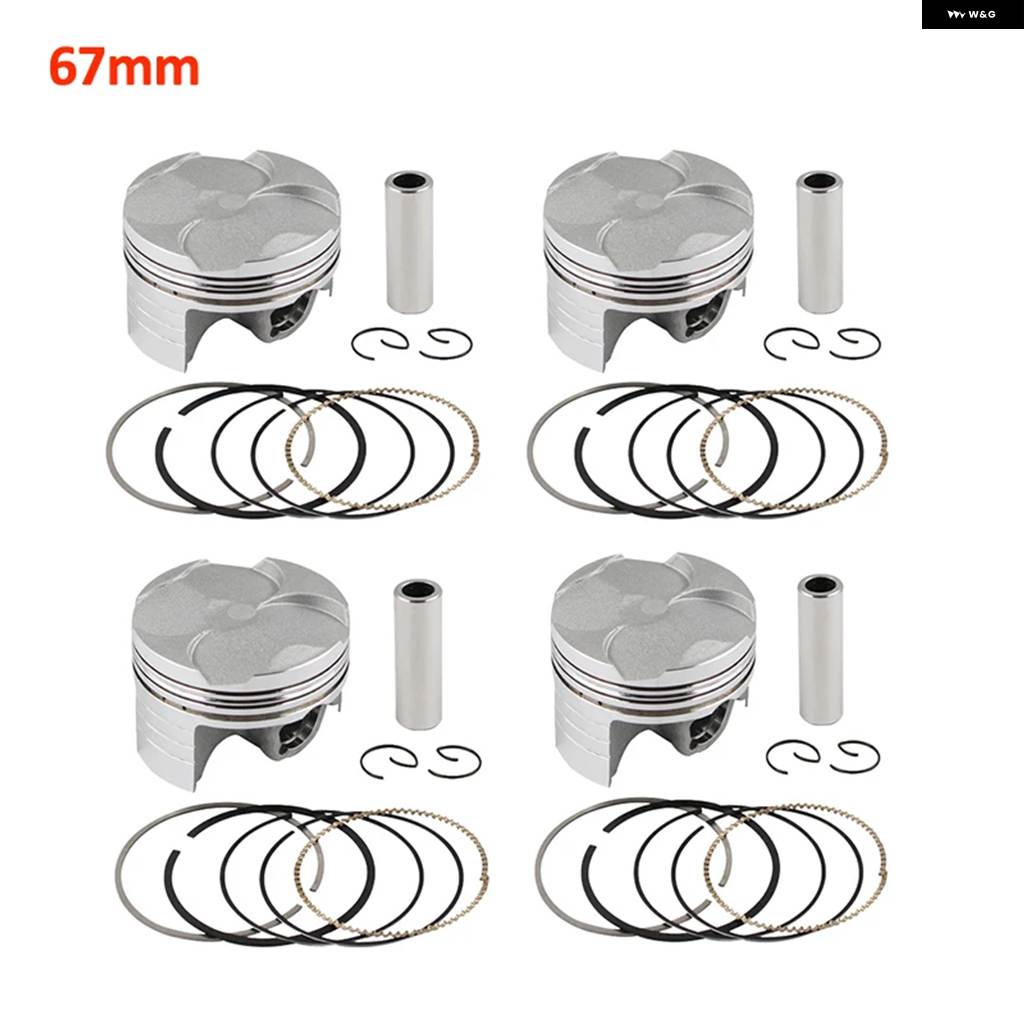 並行輸入品 1/4セット オートバイ エンジン ピストン リング キット ボア STD +50 +100 サイズ 67 67.50 68MM ホンダ CBR600 F5_4