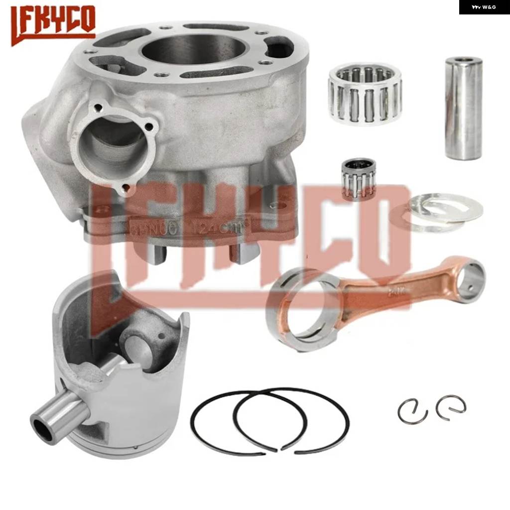 並行輸入品 オートバイ 56.4MM シリンダー バレル ピストン コネクティングロッドキット 125CC モーター ヤマハ TZR125 TZR 125 DT125R TDR125 3MB00_2
