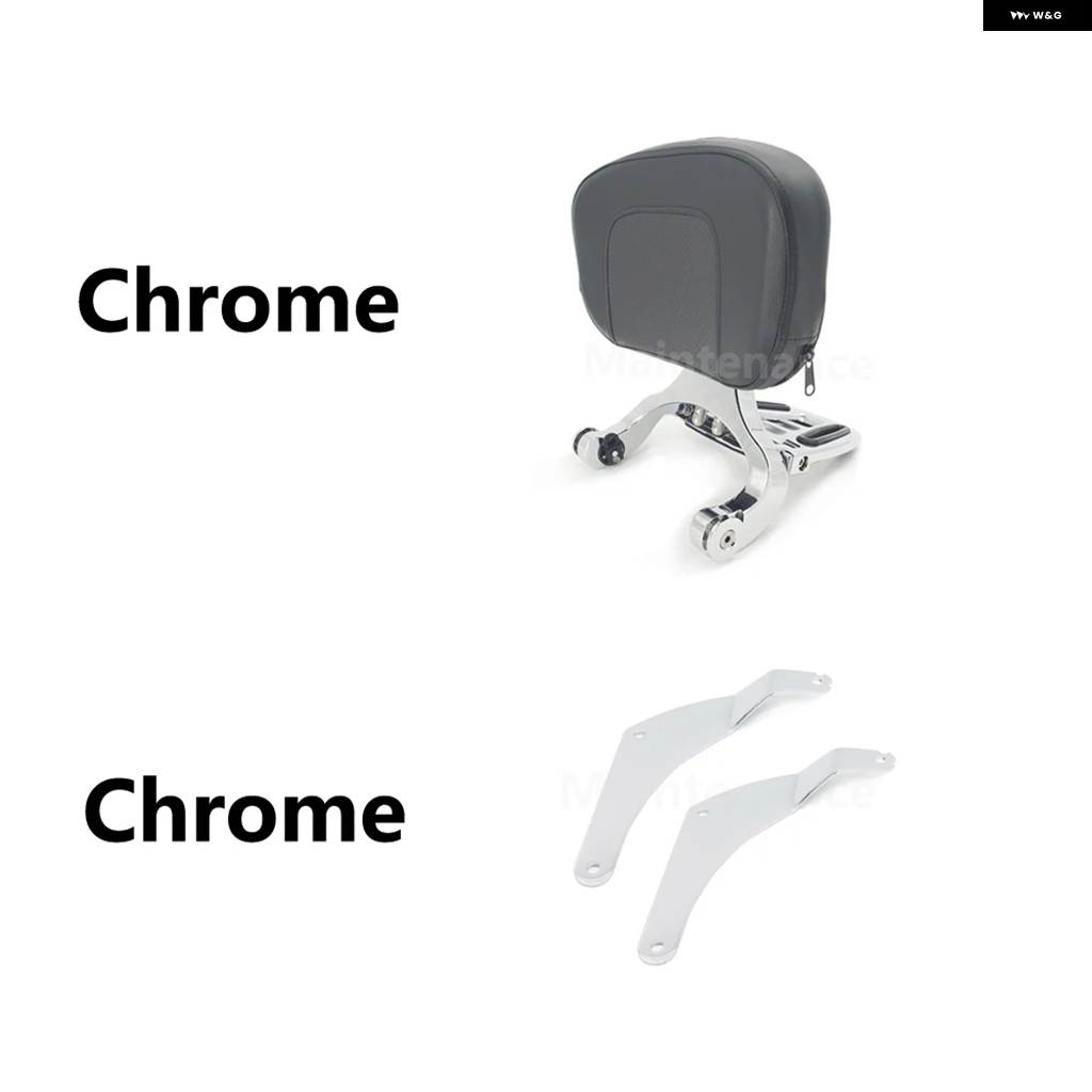 並行輸入品 オートバイ ドライバー/パッセンジャーバックレスト ハーレー FLSB ソフテイル スポーツグライド / FXLR ソフテイル ローライダー_1