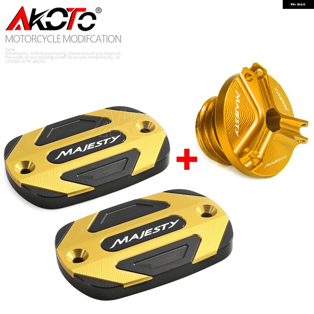 ブランド登録なし - 並行輸入品 MAJESTY YP400 GRAND MAJESTY 400 2005-2012 向こう正面 ブレーキフルード リザーバー 貯蔵タンク取りまかなう オイルフィラー 鳥打ち帽 MAJESTY400