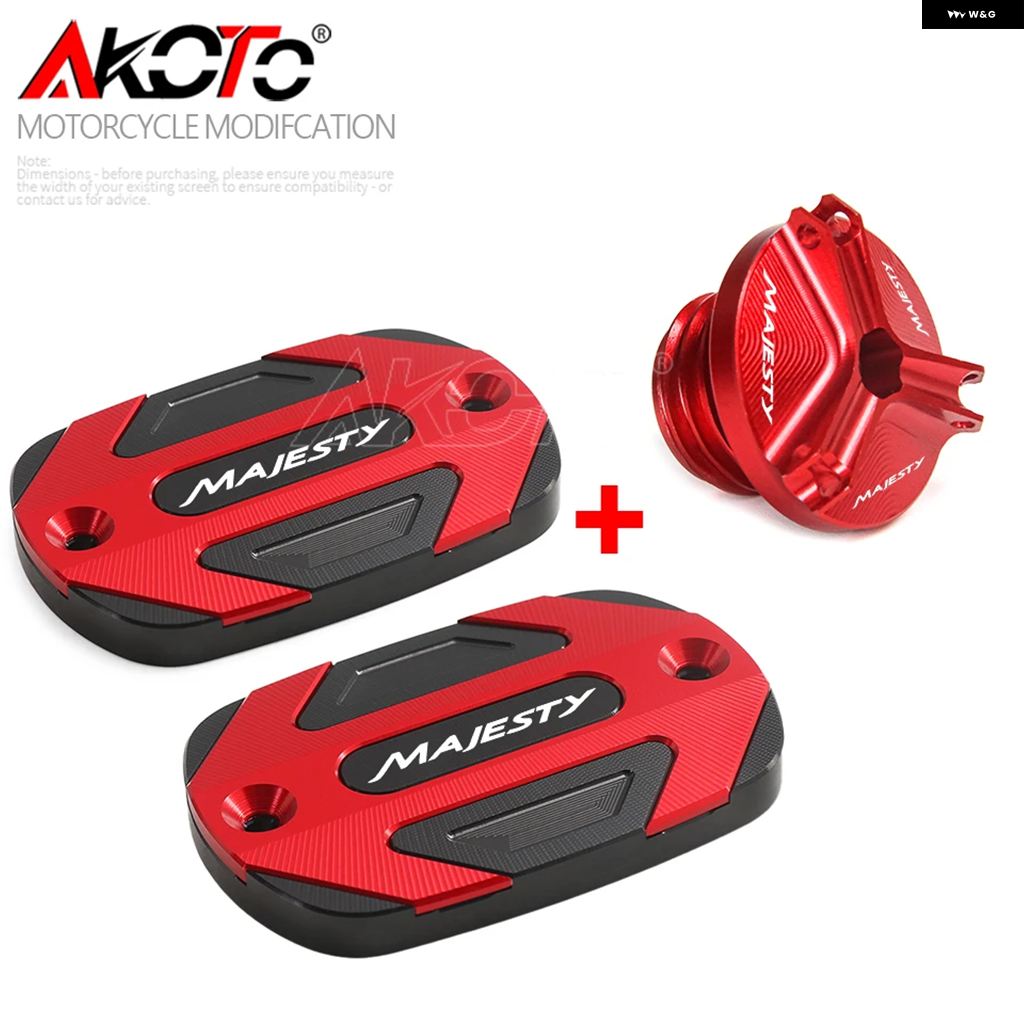 ブランド登録なし - 並行輸入品 MAJESTY YP400 GRAND MAJESTY 400 2005-2012 向こう正面 ブレーキフルード リザーバー 貯蔵タンク取りまかなう オイルフィラー 鳥打ち帽 MAJESTY400