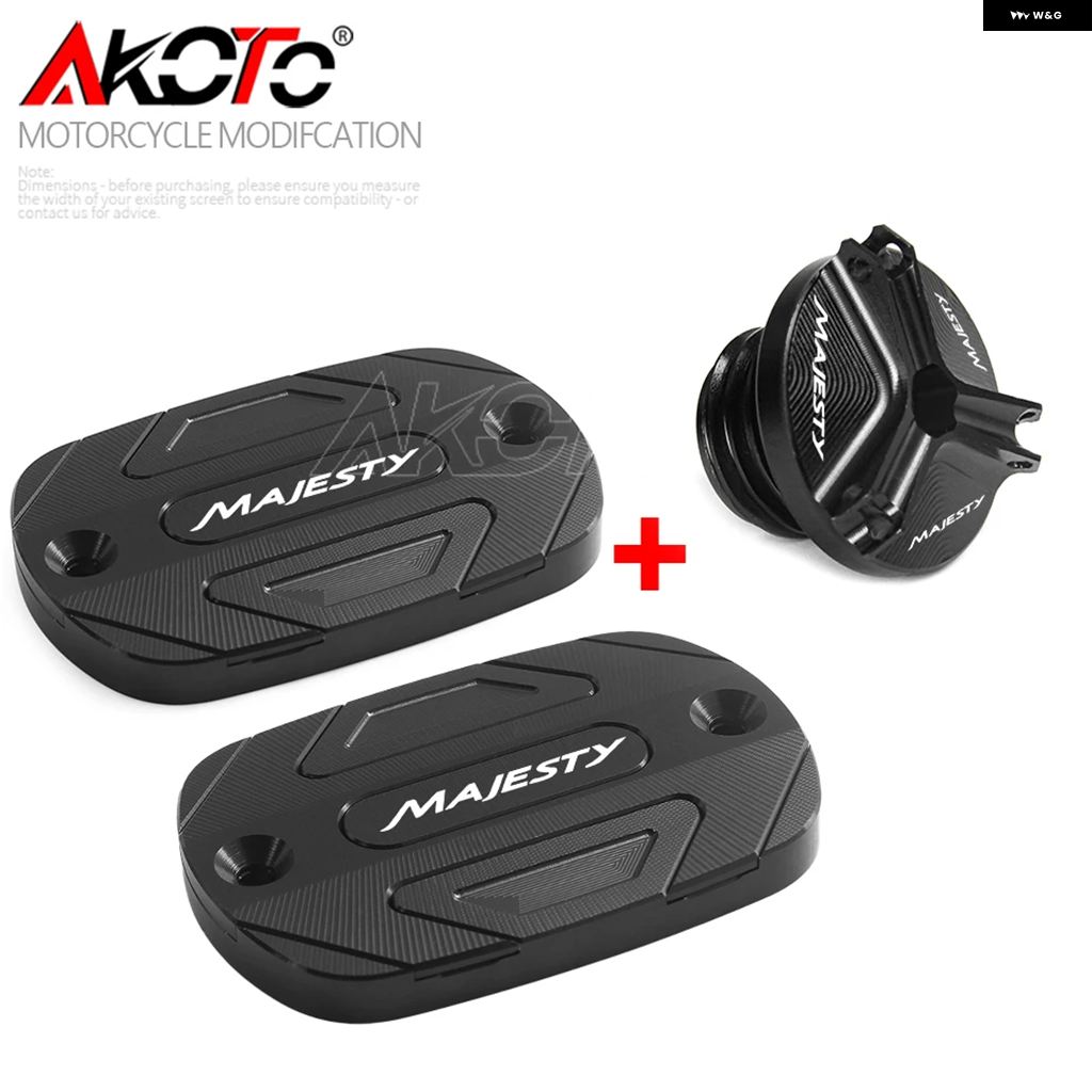 ブランド登録なし - 並行輸入品 MAJESTY YP400 GRAND MAJESTY 400 2005-2012 向こう正面 ブレーキフルード リザーバー 貯蔵タンク取りまかなう オイルフィラー 鳥打ち帽 MAJESTY400