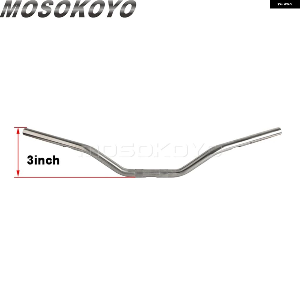 並行輸入品 ライズ 3インチ 4インチ ハンドルバー 25MM オートバイ 1
