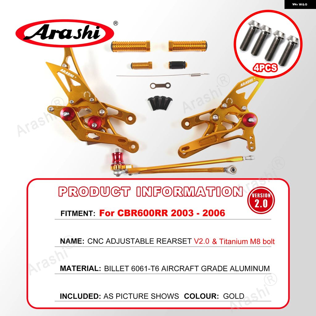 ブランド登録なし - 並行輸入品 ホンダ CBR600RR 2003 - 2022 後押し仕かける フットペグ 馬乗り フットレスト CBR 600 2004 - 07 1仕かける
