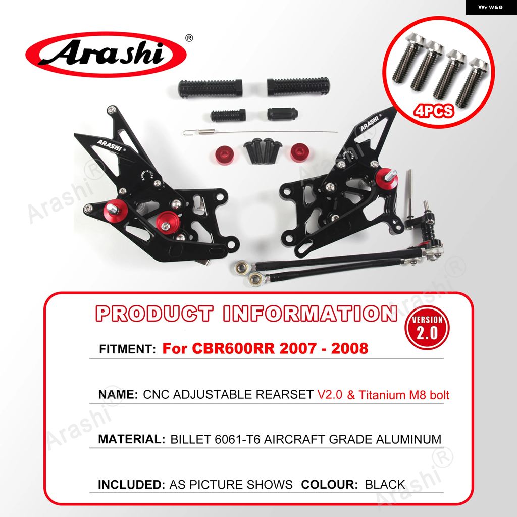 ブランド登録なし - 並行輸入品 ホンダ CBR600RR 2003 - 2022 後押し仕かける フットペグ 馬乗り フットレスト CBR 600 2004 - 07 1仕かける