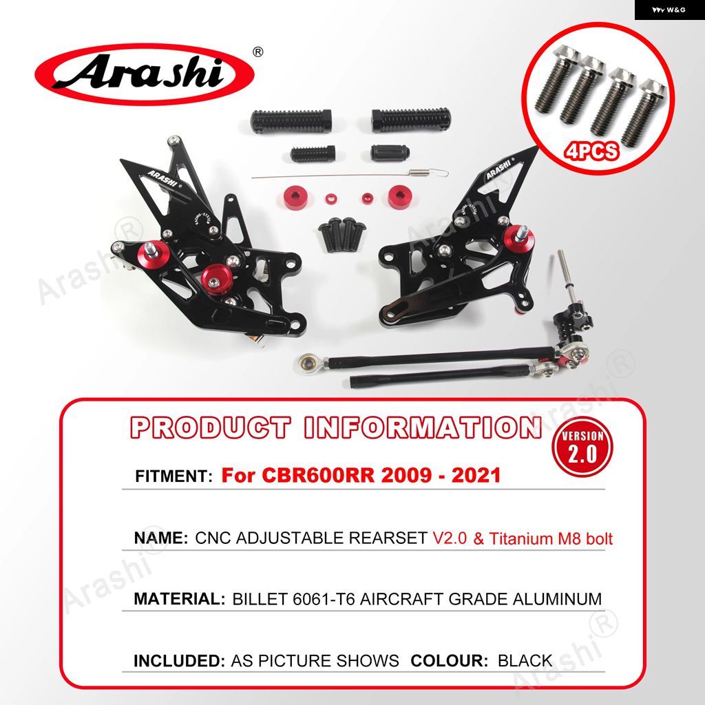 ブランド登録なし - 並行輸入品 ホンダ CBR600RR 2003 - 2022 後押し仕かける フットペグ 馬乗り フットレスト CBR 600 2004 - 07 1仕かける