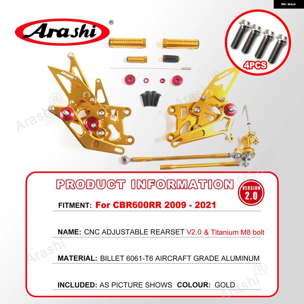 ブランド登録なし - 並行輸入品 ホンダ CBR600RR 2003 - 2022 後押し仕かける フットペグ 馬乗り フットレスト CBR 600 2004 - 07 1仕かける