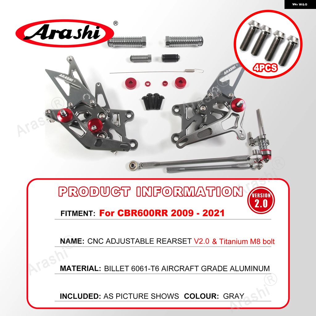 ブランド登録なし - 並行輸入品 ホンダ CBR600RR 2003 - 2022 後押し仕かける フットペグ 馬乗り フットレスト CBR 600 2004 - 07 1仕かける