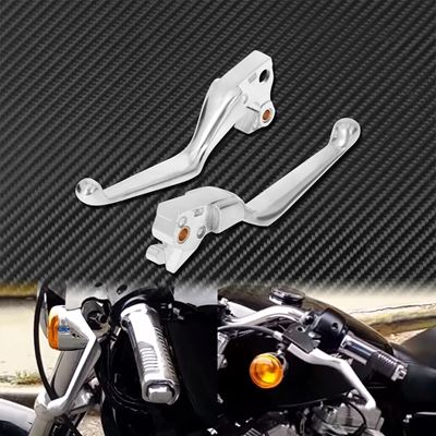 ハーレー スポーツスター アイアン 883 1200XL ロードスター カスタム 2004-2013用 ブレーキレバー シフタークラッチレバー  バイク用品 バイクパーツ