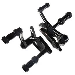 ハーレー ファットボーイ ソフテイルモデル 2000-2017用 ブラックビレットアルミニウムフォワードコントロールフットペグキット ハーレー ファットボーイ