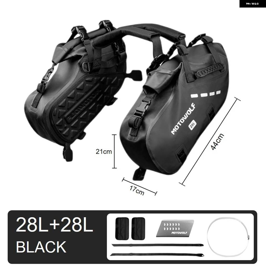 並行輸入品 48L 18L バイク 防水 サドルバッグ アウトドア ドライトラベル ラゲッジ サイドバッグ ヤマハ YZ450F WR250F ホンダ